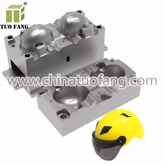Molde de inyección de casco de seguridad de plástico para construcción industrial personalizado